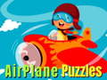 Mchezo Airplane Puzzles