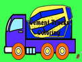 Mchezo Cement Trucks Coloring