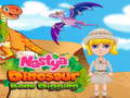 Mchezo Nastya Dinosaur Bone Digging 