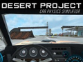 Mchezo Desert Project Car Physics Simulator