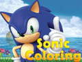 Mchezo Sonic Coloring