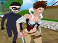 Mchezo Princess Subway Run - Wild Rush VS Robber