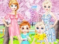 Mchezo Frozen Family Flower Picnic