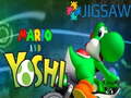 Mchezo Mario and Yoshi Jigsaw