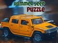 Mchezo Hummer Jeep Puzzle