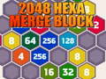 Mchezo 2048 Hexa Merge Block