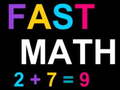 Mchezo Fast Math