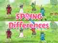 Mchezo Spring Differences