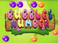 Mchezo Bubbles Number 