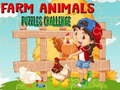 Mchezo Farm Animals Puzzles Challenge