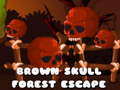 Mchezo Brown Skull Forest Escape