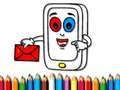Mchezo Mobile Phone Coloring Book