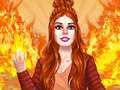 Mchezo Redhaired Fairy Fantasy vs Reality