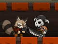 Mchezo Raccoon adventure game