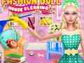 Mchezo Fashion Doll House Cleaning