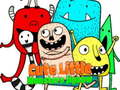 Mchezo Cute Little Monsters Jigsaw