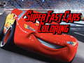 Mchezo Super Fast Cars Coloring