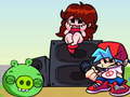 Mchezo Friday Night Funkin' vs PIG from Angry Birds 