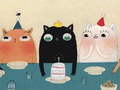 Mchezo Funny Cats Slide