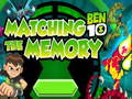Mchezo Ben 10 Matching The Memory