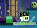 Mchezo Ben 10 Skateboarding