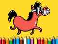 Mchezo Back To School: Pony Coloring Book