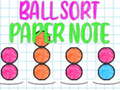 Mchezo Ball Sort Paper Note