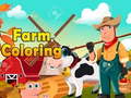 Mchezo Farm Coloring