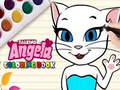Mchezo Talking Angela Coloring Book