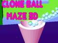 Mchezo Clone Ball Maze 3D