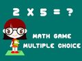 Mchezo Math Game Multiple Choice