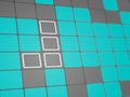 Mchezo Turquoise Blocks
