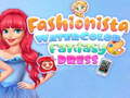 Mchezo Fashionista Watercolor Fantasy Dress