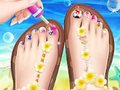 Mchezo Beautiful Toenail Salon