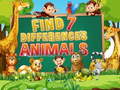 Mchezo Find 7 Differences Animals