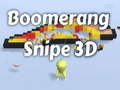 Mchezo Boomerang Snipe 3D