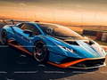 Mchezo Lamborghini Huracan STO Puzzle
