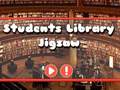 Mchezo Students Library Jigsaw 