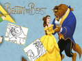 Mchezo Beauty & the Beast Coloring Book