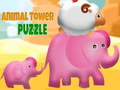 Mchezo Animal Tower Puzzle