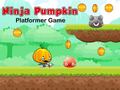 Mchezo Ninja Pumpkin Platformer Game