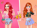 Mchezo Princesses Fruity Print Fun Challenge