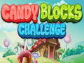 Mchezo Candy blocks challenge