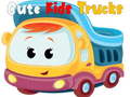 Mchezo Cute Kids Trucks Jigsaw