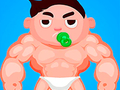 Mchezo Muscle Baby Run