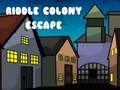 Mchezo Riddle Colony Escape