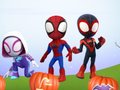 Mchezo Mickey and Spidey Halloween 