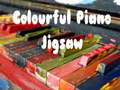 Mchezo Colourful Piano Jigsaw