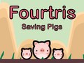 Mchezo Fourtris Saving Pigs