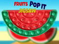 Mchezo Fruits Pop It Jigsaw